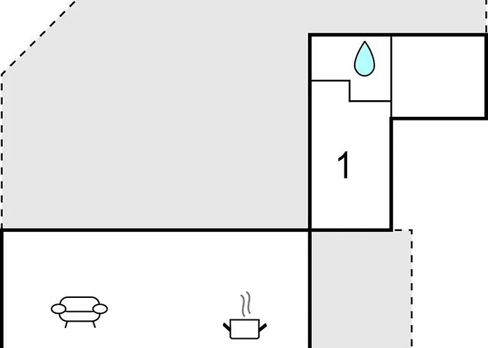 1 Bedroom Beautiful In *